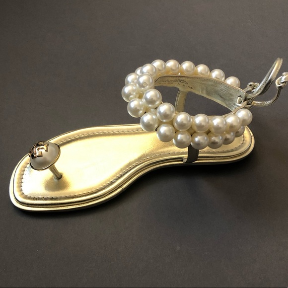 Tory Burch Melody Ankle Strap Sandals Sz 9 NIB - Picture 3 of 7